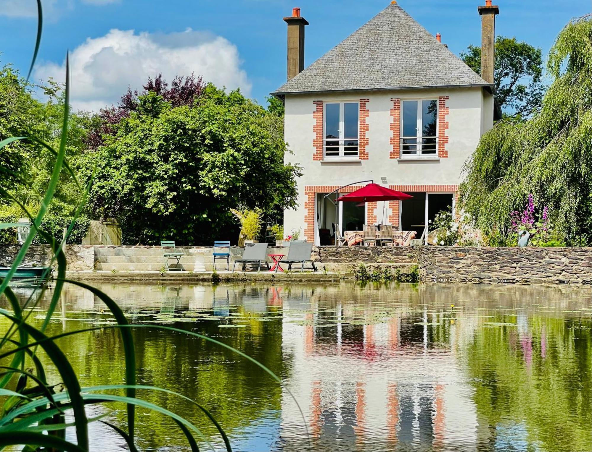 Chavagne Le Moulin De Bury, Maison De Campagne Au Bord De La Riviere A 13 Kms Au Sud De Rennes מראה חיצוני תמונה